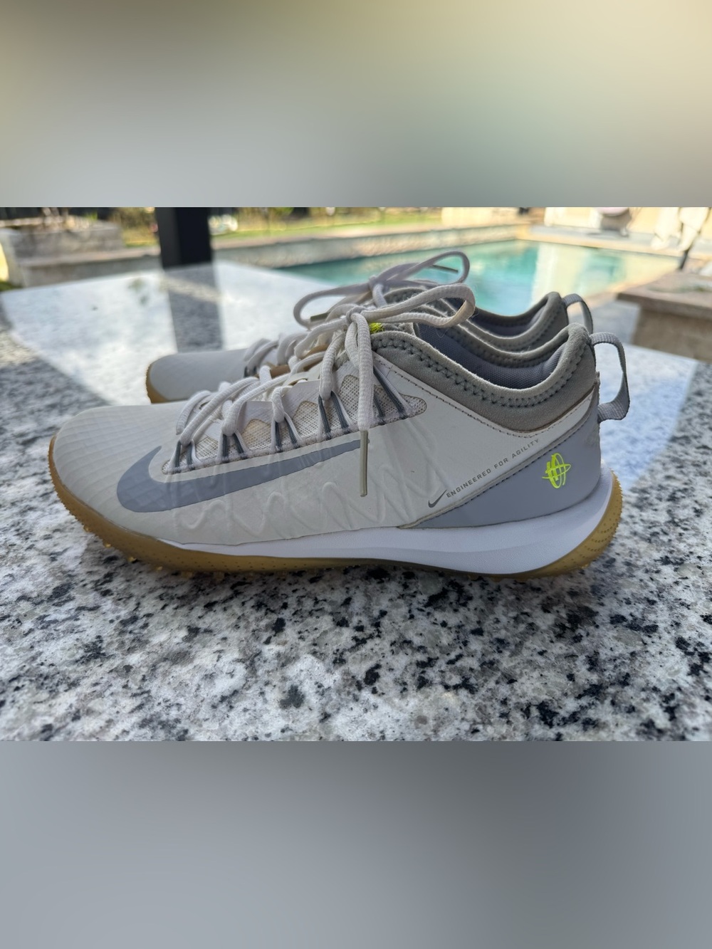 Nike Men’s White, Gray and Gum Low-Top Sneakers